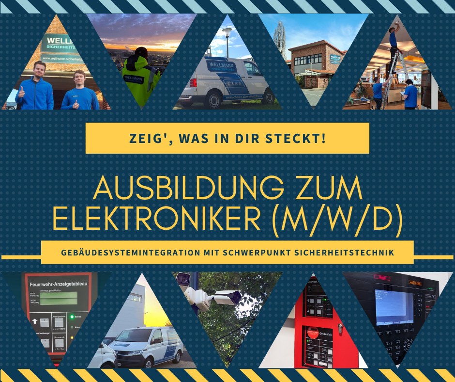 Wellmann Sicherheitstechnik Ausbildung Elektroniker Gebäudesystemintegration